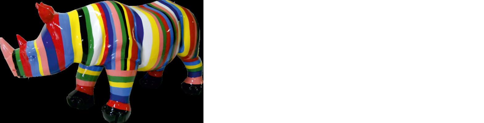 Design Nashorn Figur Statue Skulptur Figuren Skulpturen Dekoration Deko 3092 Neu