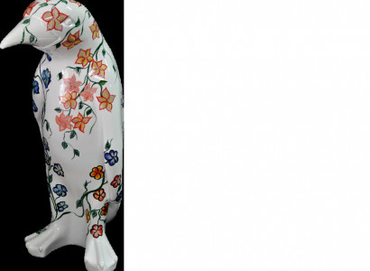 Design 67cm Pinguin Luxus Figur Skulptur Handarbeit XXL Tier Skulpturen Figuren