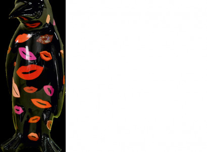 Design Luxus Figur Skulptur Handarbeit Pinguin Tier Skulpturen Figuren XXL 67cm