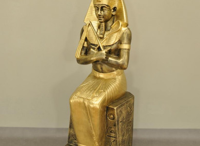 Design Ägyptischer Figur Ramses XXL Statue Skulptur Skulpturen Dekoration Deko