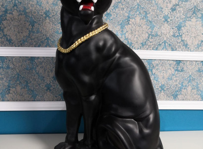 Design Puma Figur Statue Skulptur Figuren Skulpturen Dekoration Statuen Deko Neu