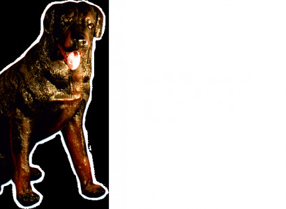 Design Rotweiler Hund Figur Statue Skulptur Figuren Skulpturen Dekoration 3007