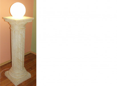 Design Säulenlampe Leuchten Leuchte Lampenschirm Dekolampe Säule Lampe 6854 Neu