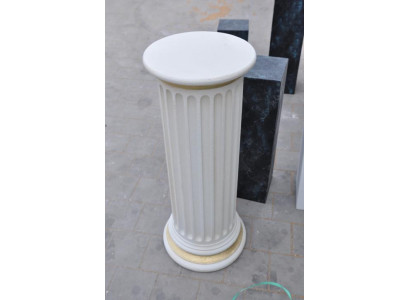 Medusa Säule Säulen Marmor Skulptur Figur römische Dekoration Ständer Neu PG1102