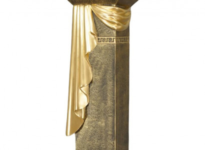 Medusa Säule Römische Säulen Marmor Skulptur Figur Deko Dekoration Ständer 1087