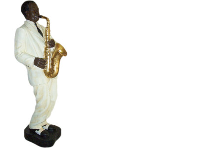 Design Saxophon Figur Statue Skulptur Figuren Skulpturen Dekoration 4022 Neu