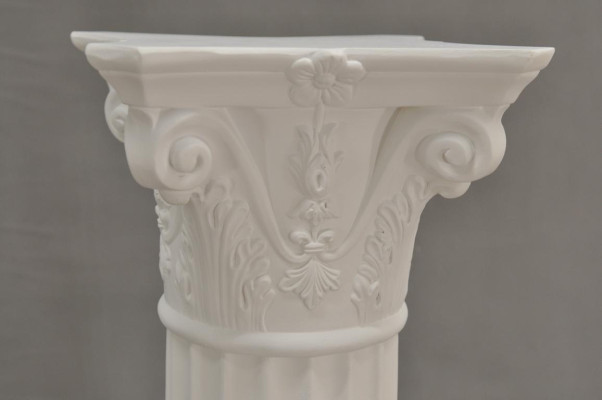 Medusa Säule Römische Säulen Marmor Skulptur Figur Deko Dekoration Ständer 1060