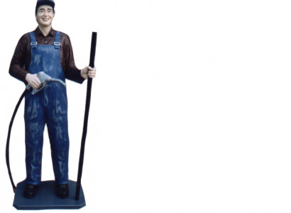 Design USA Tankstelle Figur Statue Skulptur Figuren Skulpturen Dekoration Deko