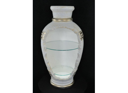 Vitrine Bar Regal Glas Bodenfase Schrank Vitrinen Statue Bad Wohnzimmer Figuren