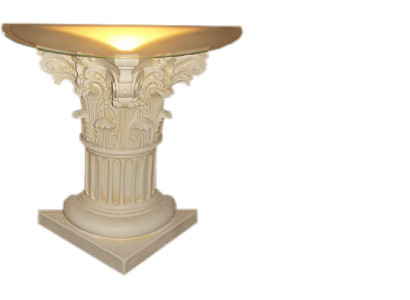 Säule Beleuchtet Dekoration Säulen Skulpturen Lampe Leuchte Figuren Skulptur neu