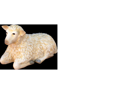 Design Schaf liegend Figur Statue Skulptur Figuren Skulpturen Deko Neu 3036