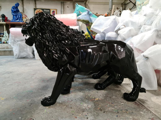 Designer Figur Statue Moderne Figuren Statuen Dekoration Deko Gorilla Garten Neu