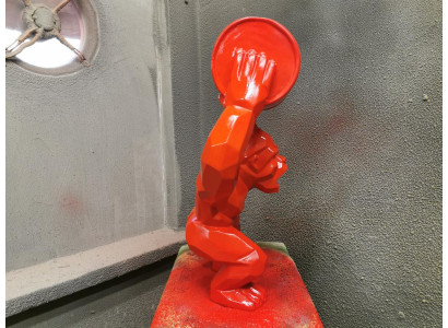 Designer Figur Statue Moderne Figuren Statuen Dekoration Deko Gorilla Garten Neu