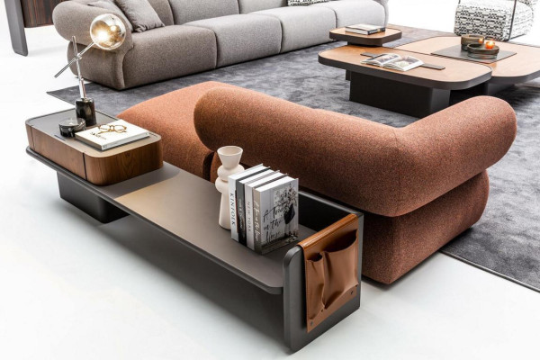 Großes Wohnzimmer Set Fünfsitzer Dreisitzer Sessel Hocker Sofagarnitur