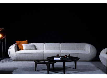 Großer Fünfsitzer Wohnzimmermöbel Textil Couchen Luxus Moderne Möbel