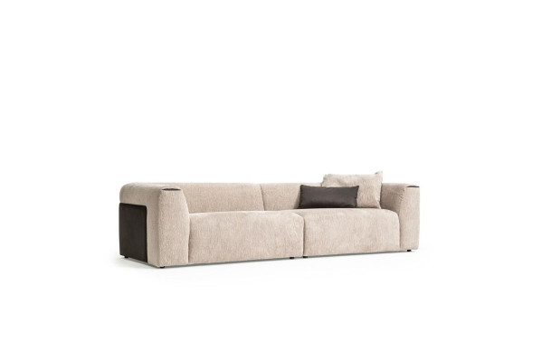 Modernes Sofa Luxus Textil Wohnzimmer Polstersofa Couch 3 Sitzer Design
