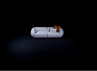 Designer Sofa Couch 3 Sitzer Polstermöbel Couchen Möbel Textil Stoff