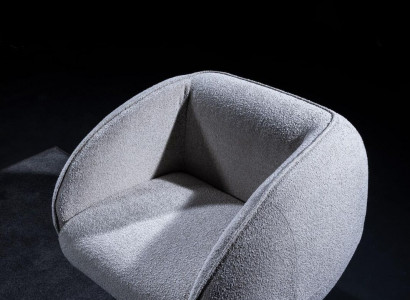 Textil Sessel 1 Sitzer Polstersessel Modern Design Luxus Wohnzimmer