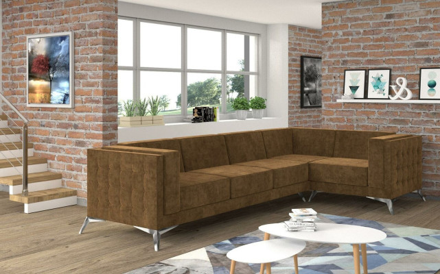 Ecksofa Polster Garnitur Wohnlandschaft L Form Sofa Designer Couch Sofas