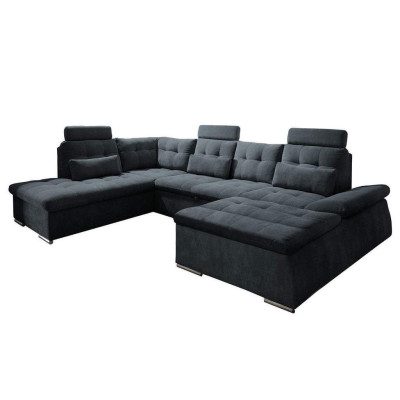 Ecksofa UForm Sofa Wohnlandschaft Garnitur Polster Bettfunktion Schlafsofa