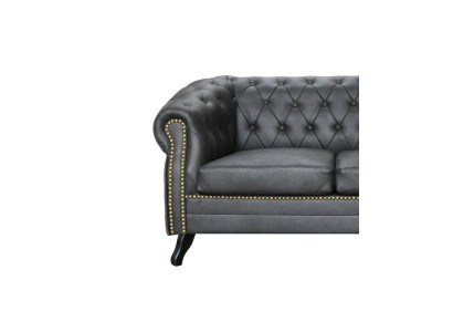 Chesterfield Sofagarnitur 3+2+1 Glasgow Couch Polster Set Sofas Couchen Neu