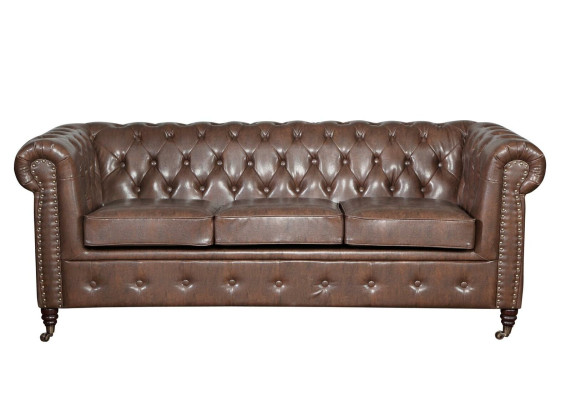 Designer Chesterfield Sofagarnitur Sofa Couch Polster Set 3+2+1 Sitzer