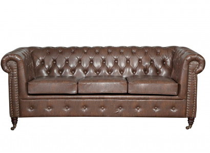 Designer Chesterfield Sofagarnitur Sofa Couch Polster Set 3+2+1 Sitzer
