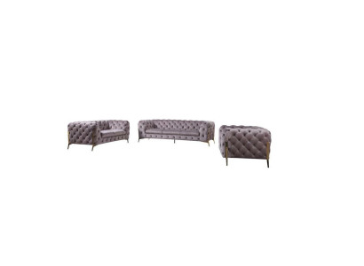Designer Chesterfield Sofagarnitur Sofa Couch Polster Set 321 Sitzgarnitur Neu