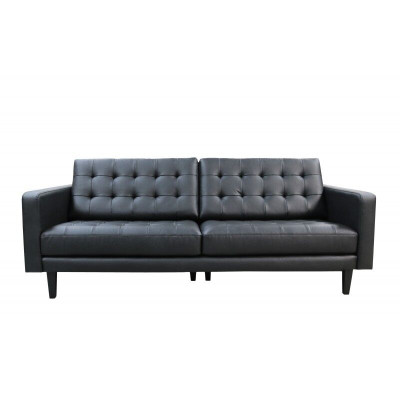 Design Moderne Chesterfield Garnitur Sofa Couch Polster Leder Garnituren 3+2 Neu
