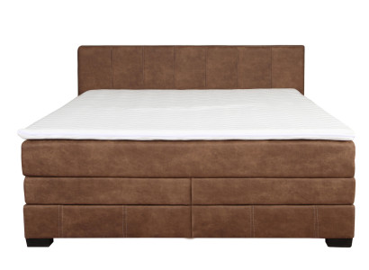 Vintage Boxspring Betten Polsterbett Bett Holzbett Doppel Hotel Ehebett