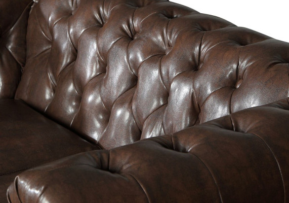 Chesterfield Sofagarnitur Sofa Couch Polster 3 2 Sitzer Leder Sofas Stoff Neu