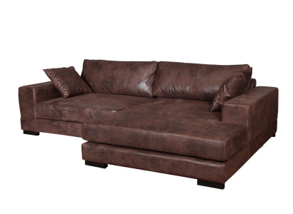 Big Sofa Couch Ecksofa Vintage xxl Polster Eck Garnitur Wohnlandschaft