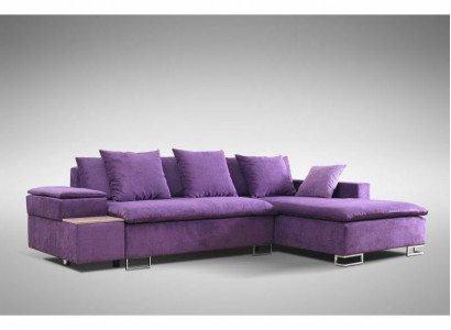 Design Ecksofa Sofa L-form Bettfunktion Couch Polster Sitz Eck Sofas Textil Neu