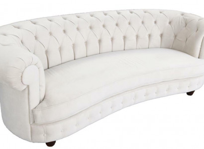 Chesterfield 3 Sitzer Designer Polster Couch Sofa Sofas Couchen Textil Stoff Neu