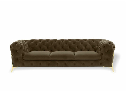 Sofa 3 Sitzer Design Sofas Polster Couchen Leder Relax Chesterfield Sitz Möbel