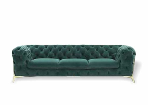 Sofa 3 Sitzer Design Sofas Polster Couchen Leder Relax Chesterfield Sitz Möbel