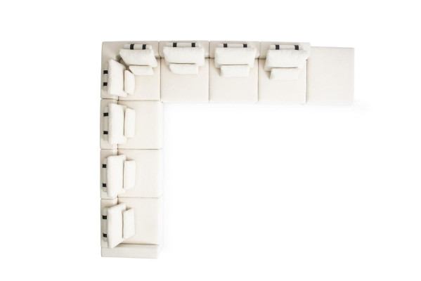 Ecksofa Sofa L-Form Polstersofa Wohnzimmer Design Modern Textil Möbel