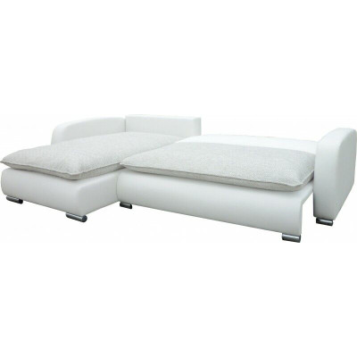 Design Ecksofa Sofa Stoffe Bettfunktion Couch Polster Sitz Eck Sofas Schlafsofa