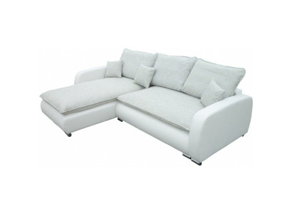Design Ecksofa Sofa Stoffe Bettfunktion Couch Polster Sitz Eck Sofas Schlafsofa