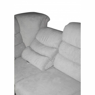 Schlafsofa Ausziehbare Couch Stoff Eck Sofa Polster Ecke Textil Couchen Verso