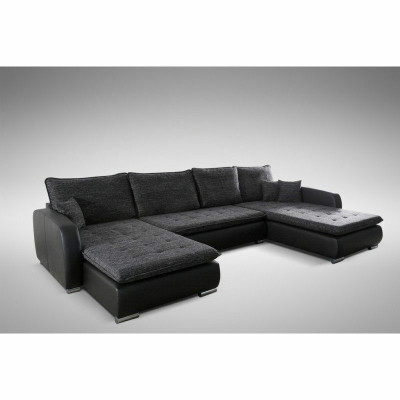 Design Ecksofa Sofa Elena Bettfunktion Couch Polster Sitz Eck Sofas XXL Neu