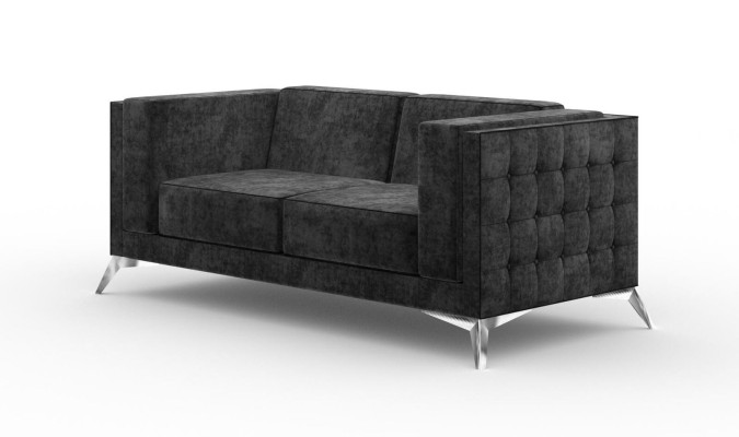 Sofa 2 Sitzer Stoff Couch Textil Zweisitzer Design Moderne Sitz Polster Sofas