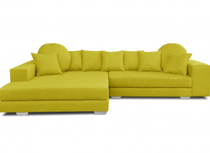 Gelbe Ecksofa Eckcouch Eckgarnitur Polster Sofa Couchen Sofas Wohnlandschaft