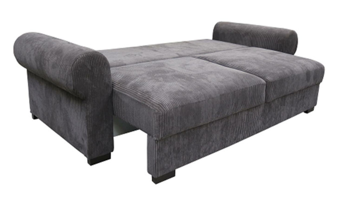 Schlafsofa big xxl Lümmel Wohnzimmer Couch 256cm Bettfunktion Sofa
