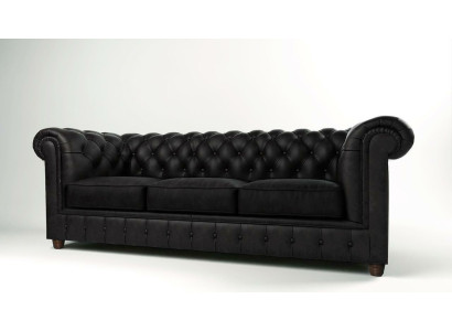 Designer Sofa 3 Sitzer Chesterfield Couch Polster Sofas Dreisitzer Couchen Sitz