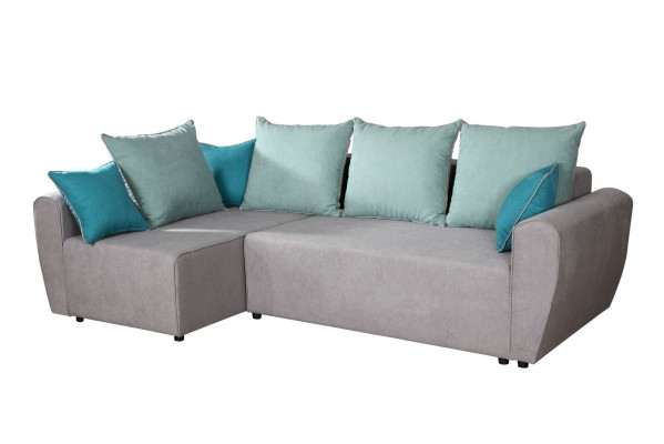 Big Sofa Couch Ecksofa Schlaf xxl Polster Eck Garnitur Stoff Wohnlandschaft