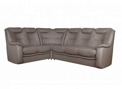 Design Ecksofa Sofa Kassel Leder Couch Polster Sitz Eck Sofas Wohnlandschaft Neu