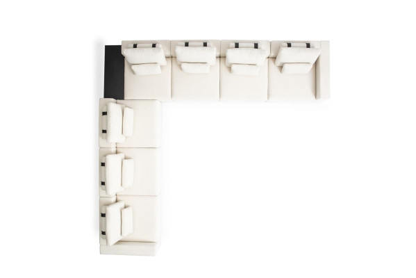 Stoffsofa Ecksofa L-Form Couch Polstermöbel Relaxsofa Großes Sofa