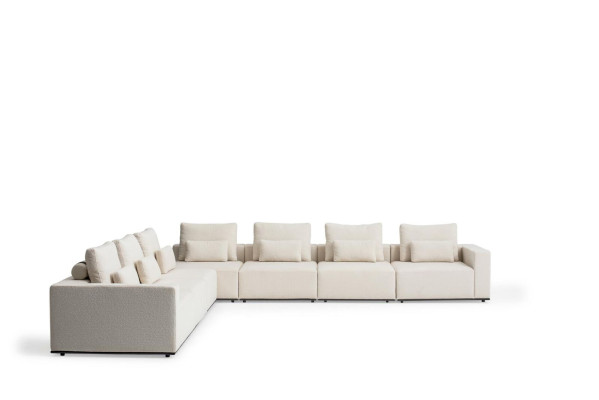 Stoffsofa Ecksofa L-Form Couch Polstermöbel Relaxsofa Großes Sofa