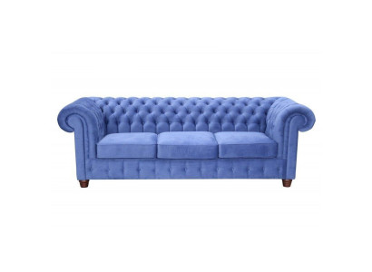 Design Klassiker Chesterfield Big XXL 3 Sitzer Couch Leder Textil Sofas Couchen